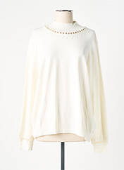 Pull beige LEO & UGO pour femme seconde vue