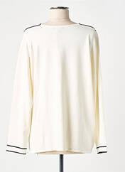 Pull beige LEO & UGO pour femme seconde vue