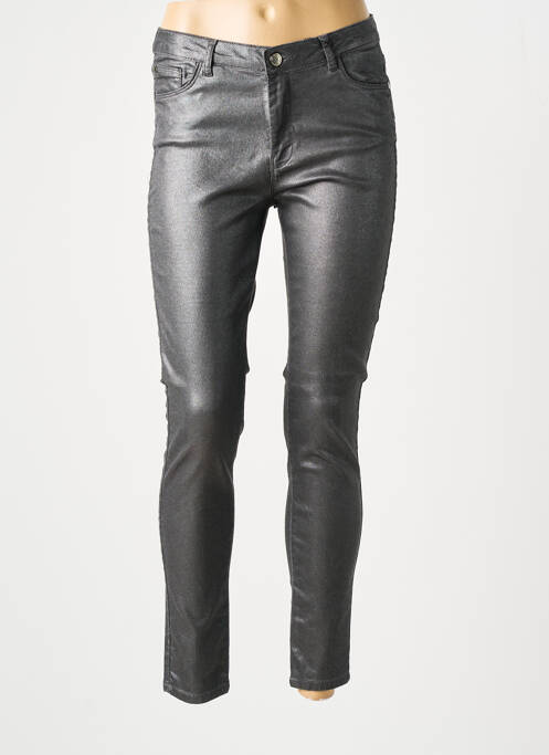 Pantalon slim gris EVA KAYAN pour femme