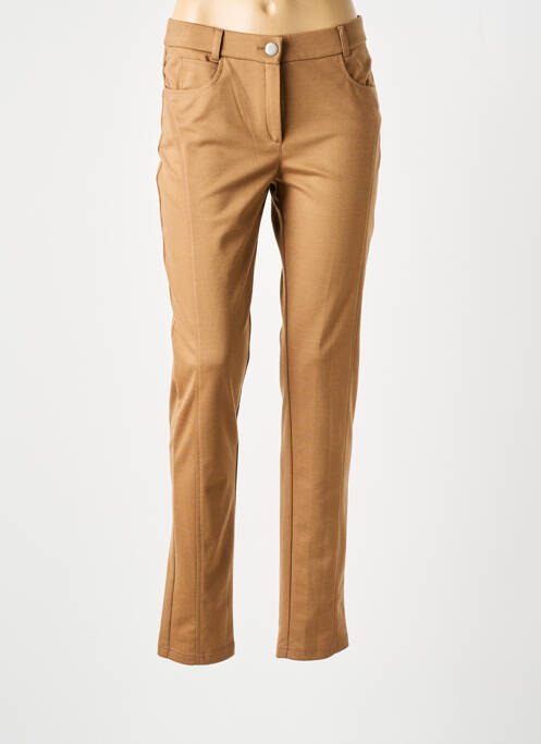 Pantalon slim marron GUY DUBOUIS pour femme