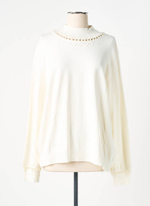 Pull beige LEO & UGO pour femme