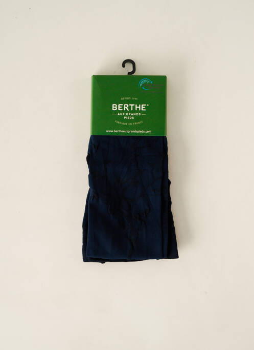 Collants bleu BERTHE AUX GRANDS PIEDS pour femme