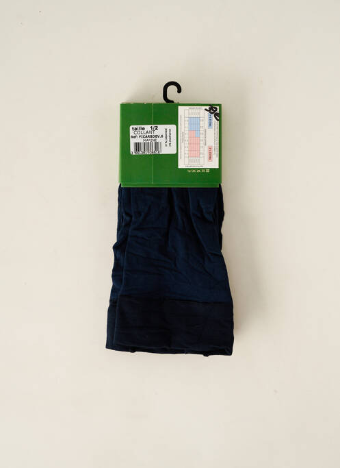 Collants bleu BERTHE AUX GRANDS PIEDS pour femme