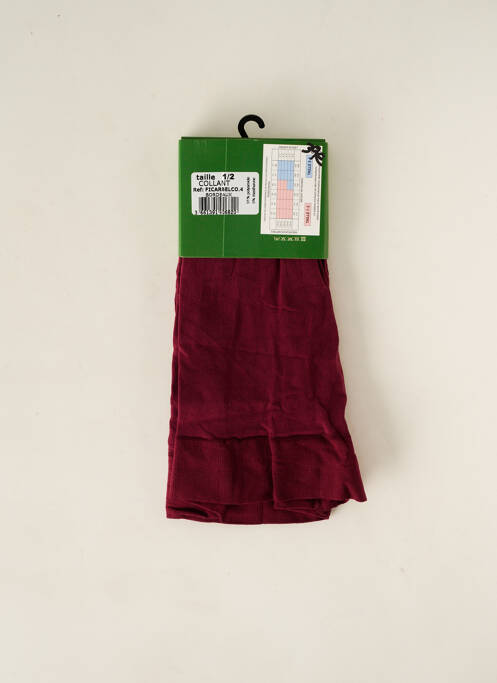 Collants rouge BERTHE AUX GRANDS PIEDS pour femme