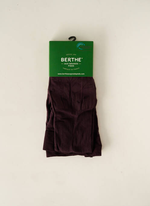 Collants marron BERTHE AUX GRANDS PIEDS pour femme