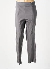 Pantalon droit taille élastique gris ANNA MONTANA femme