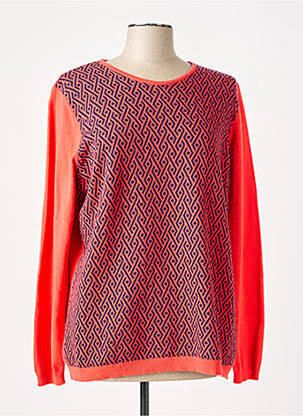 Pull rouge I.ODENA pour femme