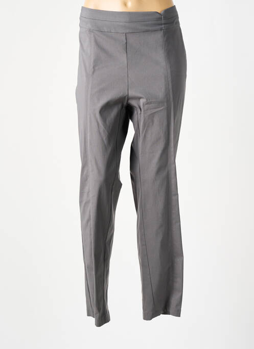 Pantalon droit gris ANNA MONTANA pour femme