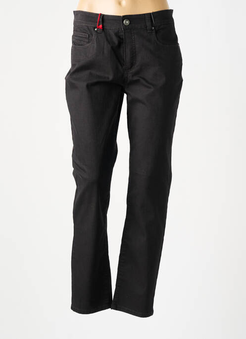 Pantalon slim noir ANNA MONTANA pour femme