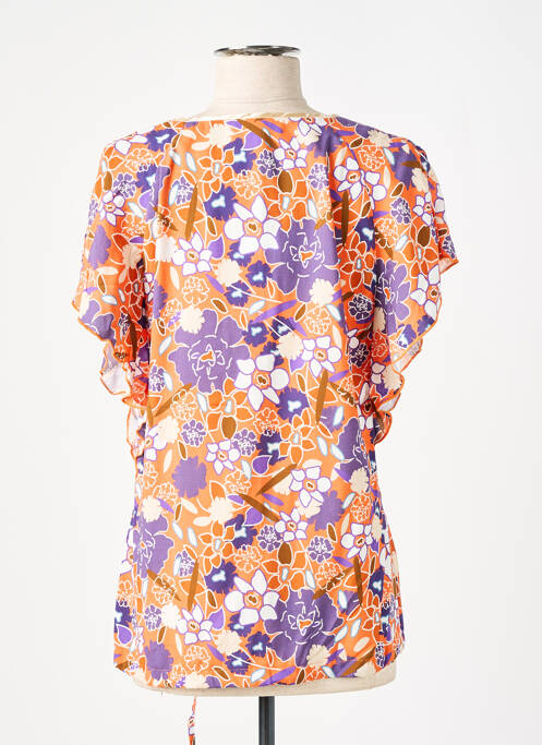 Top orange MERI & ESCA pour femme