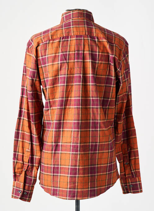 Chemise manches longues marron FYNCH-HATTON pour homme