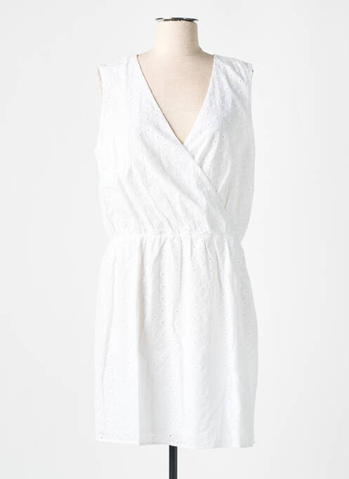 Robe mi-longue blanc SUD EXPRESS pour femme