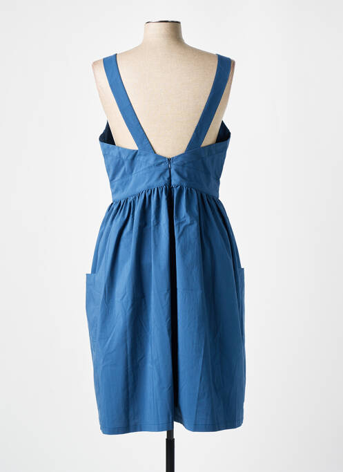 Robe mi-longue bleu LOLA ESPELETA pour femme