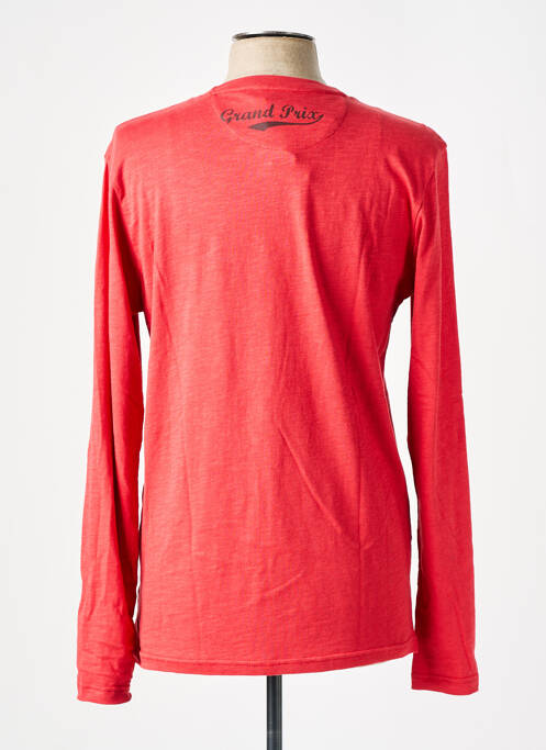 T-shirt rouge DELAHAYE pour homme