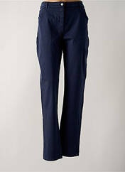 Pantalon droit bleu GUY DUBOUIS pour femme seconde vue