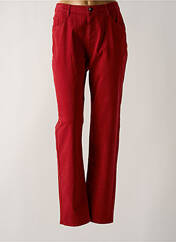 Pantalon droit rouge GUY DUBOUIS pour femme seconde vue