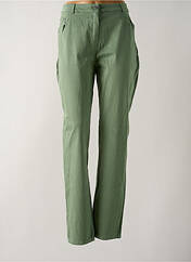 Pantalon droit vert GUY DUBOUIS pour femme seconde vue