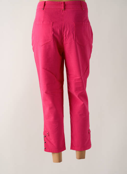Pantacourt poches rose GUY DUBOUIS femme