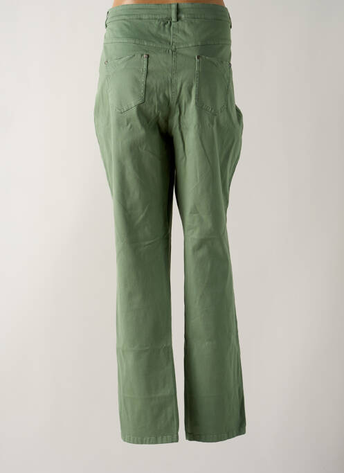 Pantalon droit vert GUY DUBOUIS pour femme