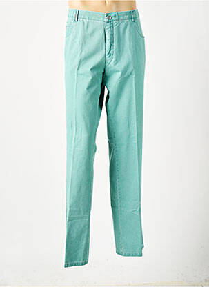 Pantalon droit coupe droite bleu MEYER homme