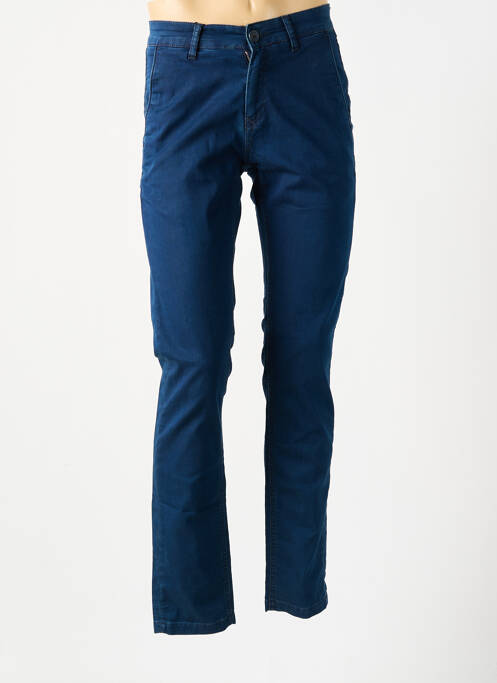 Jeans coupe slim bleu SERGE BLANCO pour homme