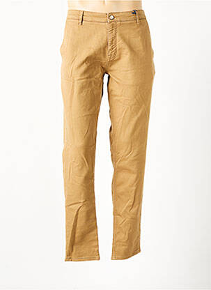 Pantalon chino stretch taille normale beige SERGE BLANCO homme