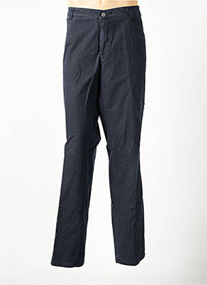Pantalon chino stretch taille normale bleu MEYER homme