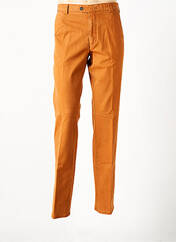 Pantalon chino orange MEYER pour homme seconde vue