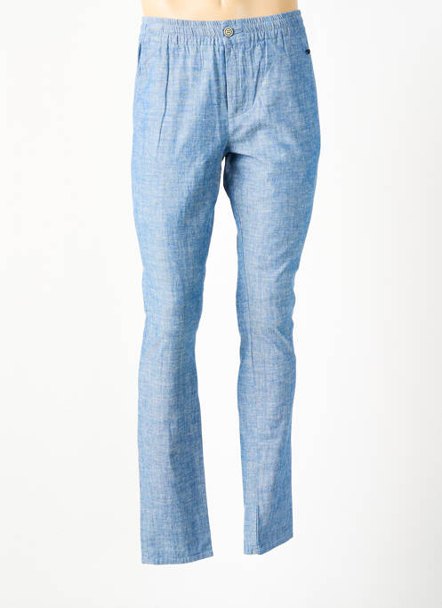 Pantalon chino bleu SERGE BLANCO pour homme