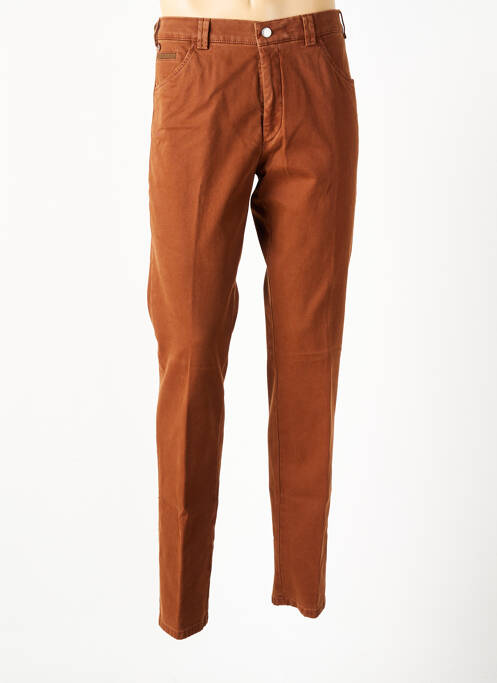 Pantalon chino marron MEYER pour homme