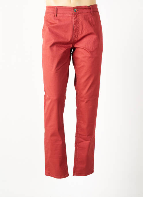 Pantalon chino rouge SERGE BLANCO pour homme