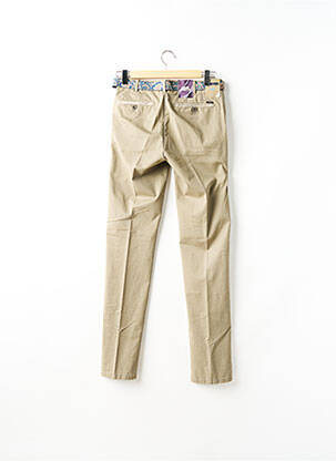 Pantalon chino tissage popeline taille normale gris MEYER homme