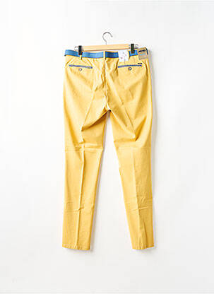 Pantalon chino poches taille normale jaune MEYER homme