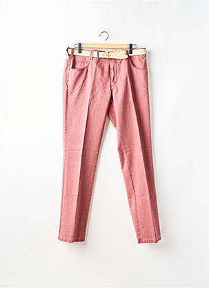 Pantalon chino poches taille normale rouge MEYER homme