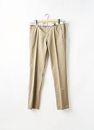 Pantalon chino poches taille normale gris MEYER homme