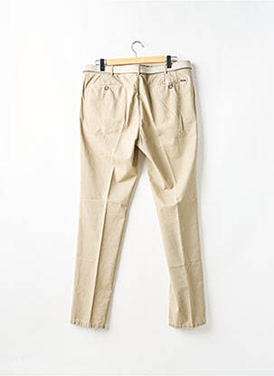 Pantalon chino tissage popeline taille normale beige MEYER homme