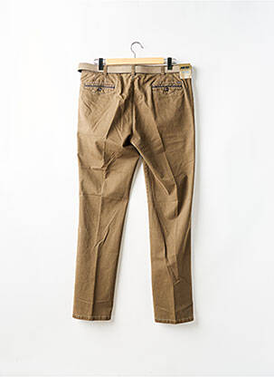 Pantalon chino poches taille normale marron MEYER homme