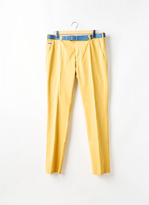 Pantalon chino jaune MEYER pour homme