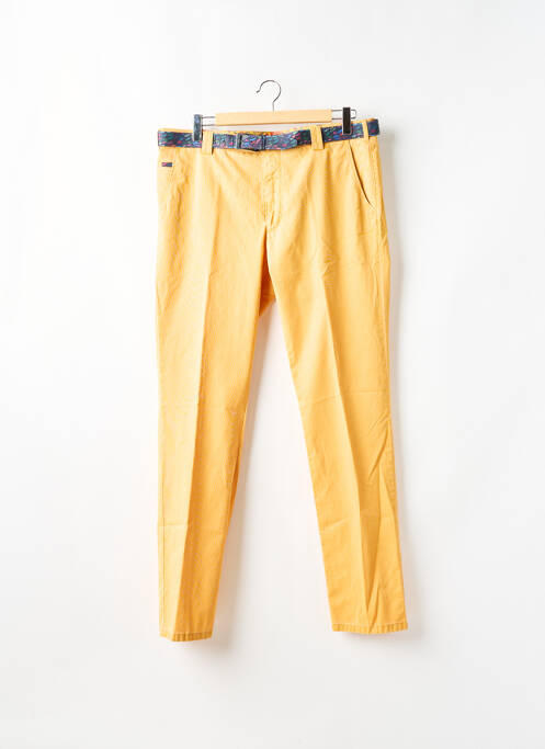 Pantalon chino jaune MEYER pour homme