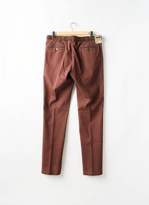 Pantalon chino marron MEYER pour homme