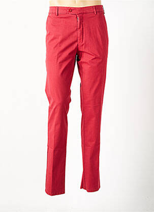 Pantalon chino stretch taille normale rouge MEYER homme