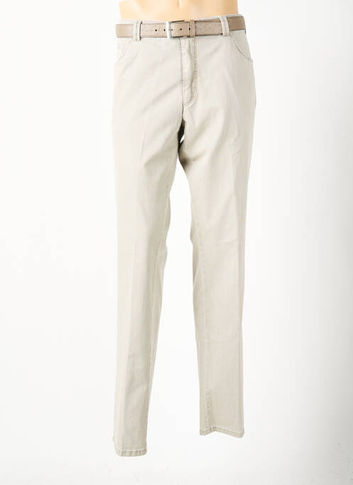 Pantalon droit beige MEYER pour homme