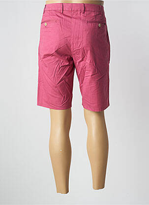 Bermuda coupe droite taille normale rose MEYER homme