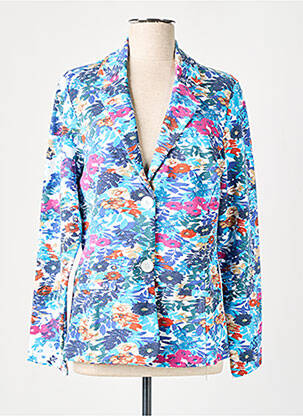 Blazer fausses poches bleu AGATHE & LOUISE femme