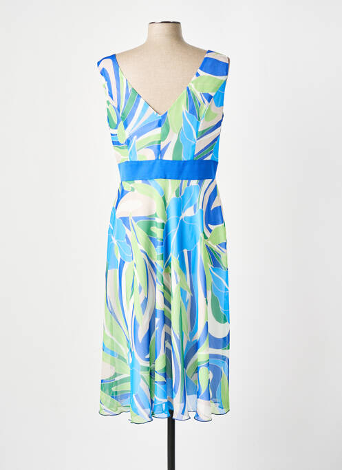 Robe mi-longue bleu ESTEL COLLECTION pour femme