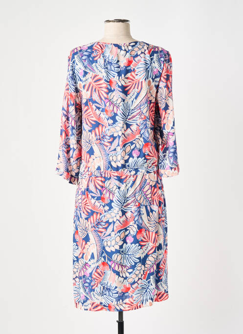 Robe mi-longue bleu GRIFFON pour femme