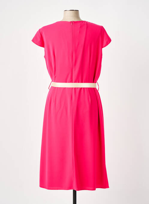 Robe mi-longue rose ESTEL COLLECTION pour femme