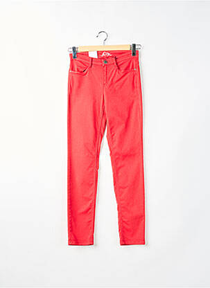 Pantalon slim stretch taille normale rouge STARK femme