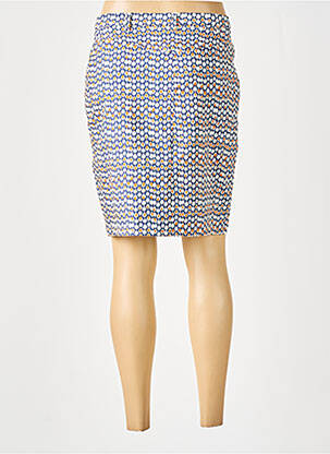 Jupe courte poches bleu FRANCE RIVOIRE femme