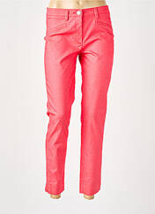 Pantalon slim rouge DIVAS pour femme seconde vue